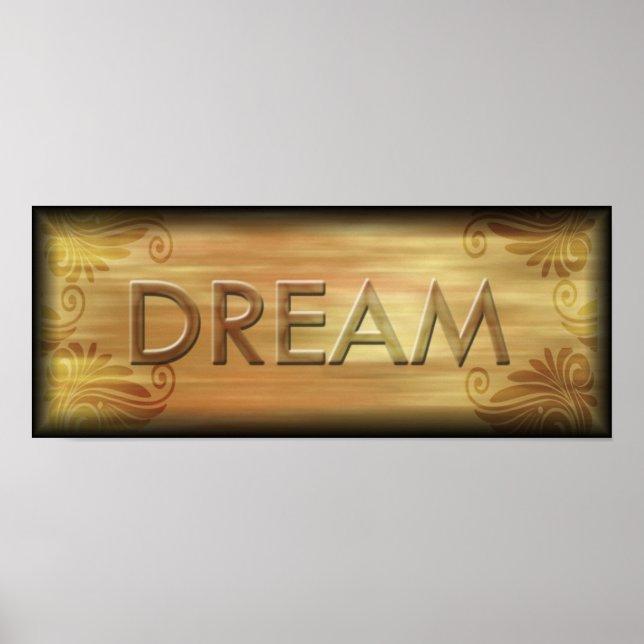 Póster Dream Inspirador Poster (Frente)