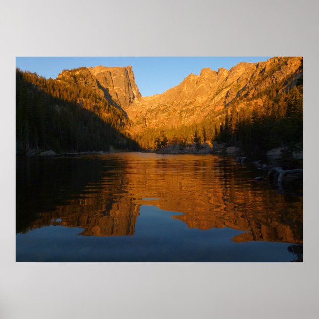Póster Dream Lake en luz del amanecer I (Frente)
