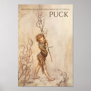 Póster Dream Puck Arthur Rackham