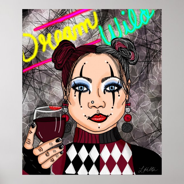 Póster Dream Wild | Dama de Gótico (Frente)