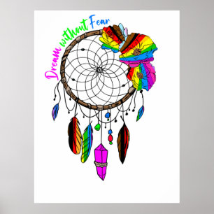 Póster Dream Without Fear - LGBTQ+ Dream Catcher