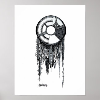 Póster Dreamcatcher - Fondo blanco