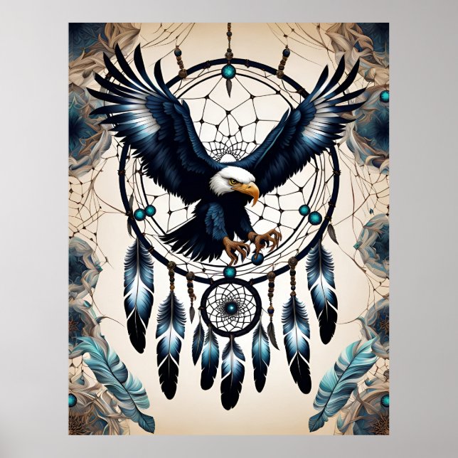 Póster Dreamcatcher Native American (Frente)