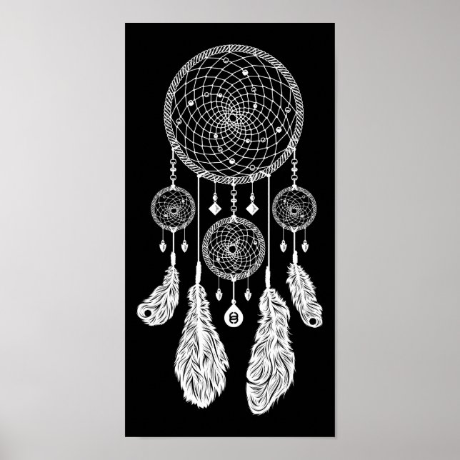 Póster Dreamcatcher - Poster (negro) (Frente)