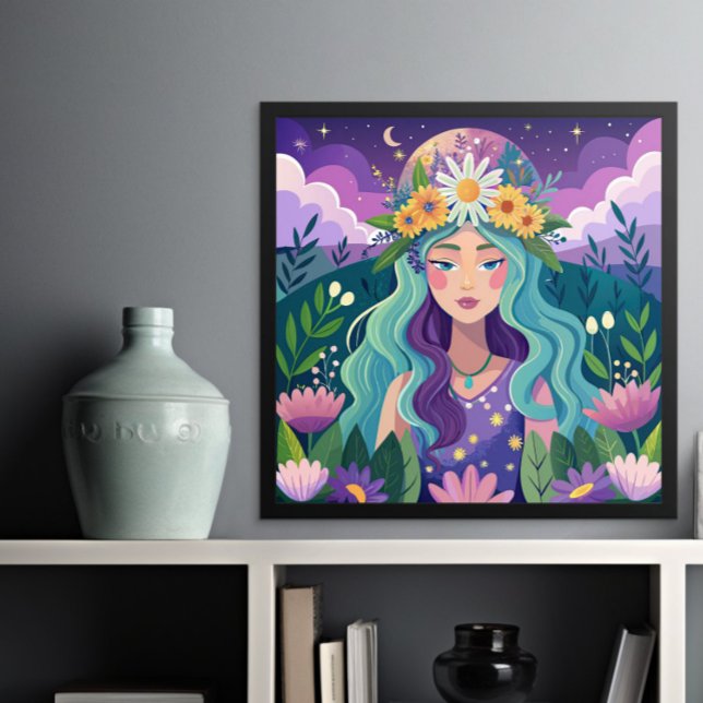 Póster Dreamer cósmico Poster de belleza de fantasía ilus (Subido por el creador)