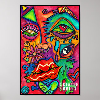 Póster Dreamer Day, Poster pensador nocturno