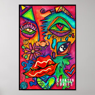 Póster Dreamer diurno, Poster pensador nocturno