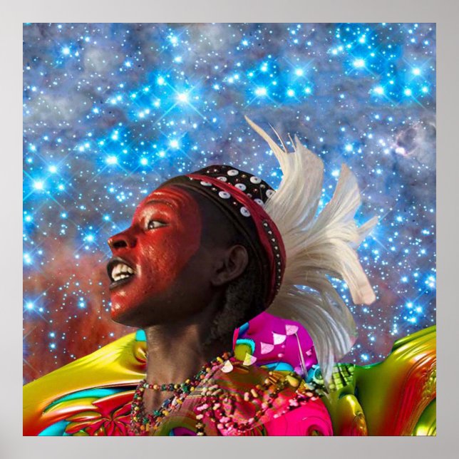 Póster Dreamer estrella africana (Frente)