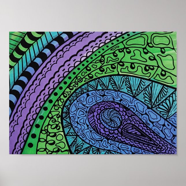 Póster Dreams in Blue (Frente)