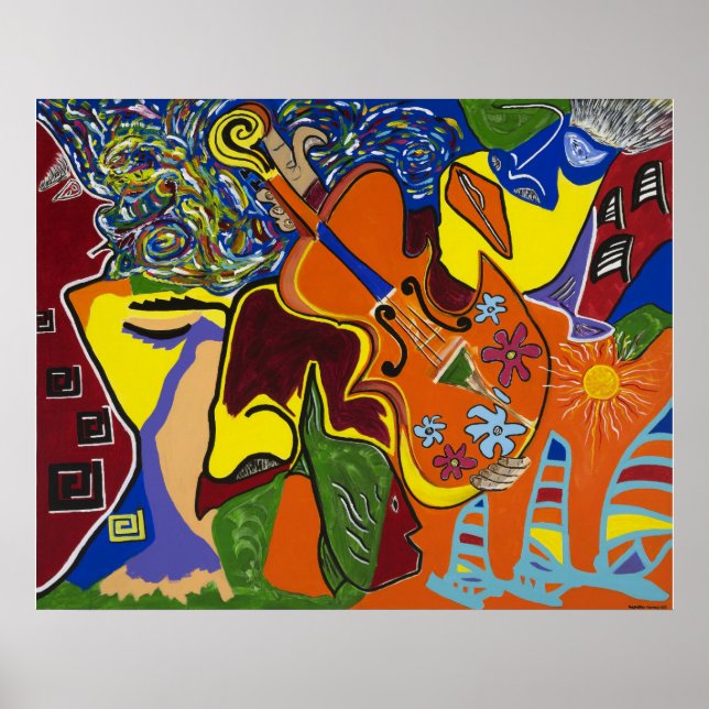 Póster "Dreams of Jamaica" Poster (Frente)