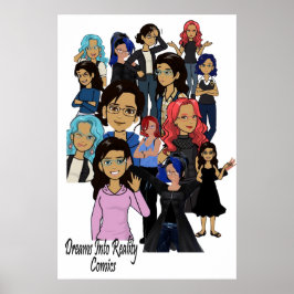 Póster DreamsIntoRealityComics Ashlyn Tempest Cover Art