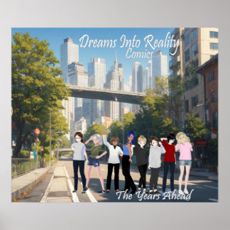Póster DreamsIntoRealityComics Los años venideros: El art