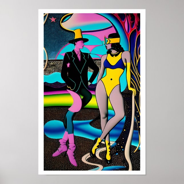 Póster Dreamwave - Ken Gage Art (Frente)