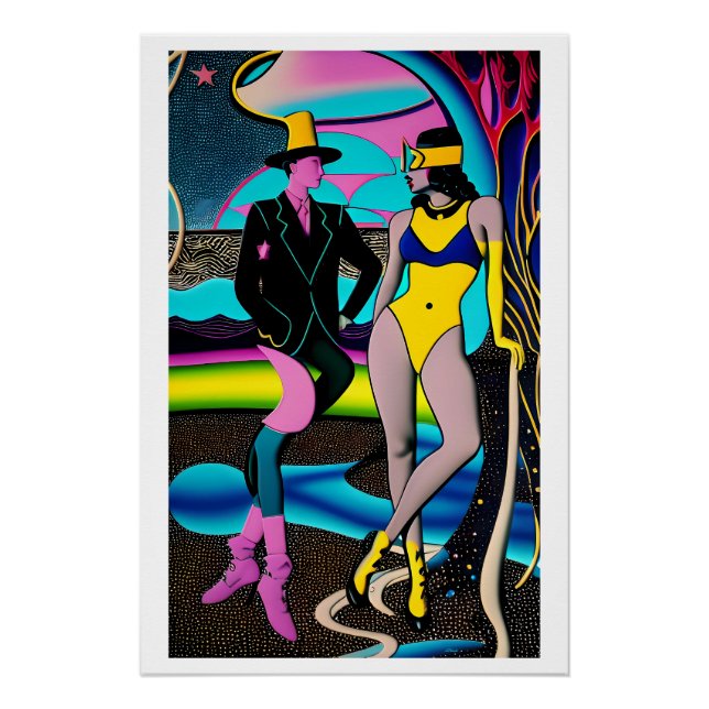 Póster Dreamwave - Ken Gage Art (Anverso)