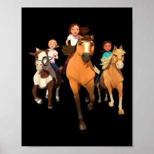 Póster Dreamworks Spirit Riding Free - Caballo a caballo