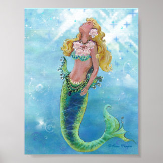 Póster Dreamy Mermaid Poster