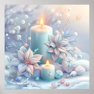 Póster Dreamy Navidades Candles Poster