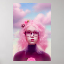 Póster Dreamy Pink