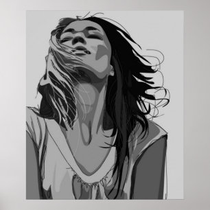 Póster Dreamy Woman Poster