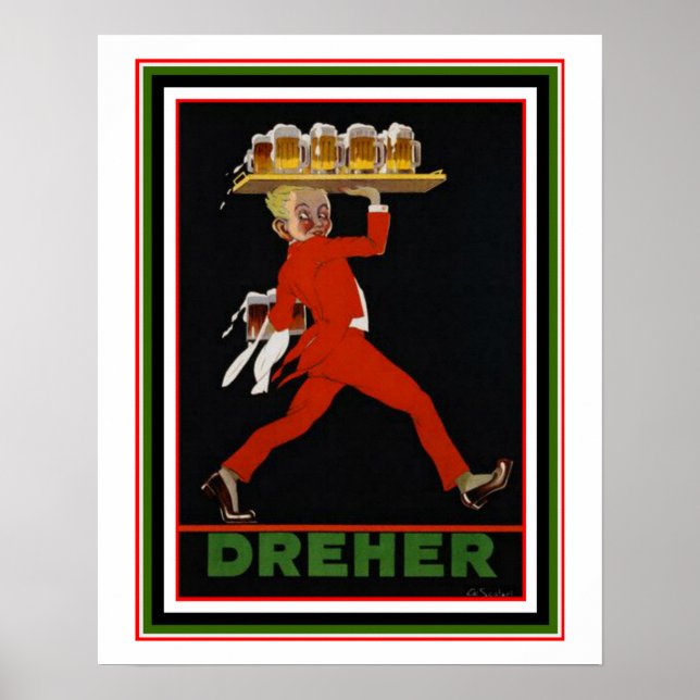 Póster Dreher Beer Poster 16 x 20 (Frente)