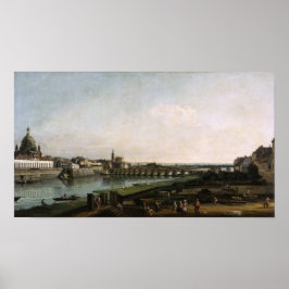 Póster Dresden Elbufer Vedute - Canaletto - Bellotto