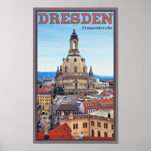 Póster Dresden - Frauenkirche