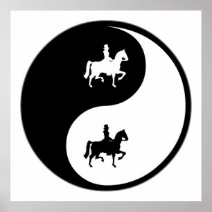 Póster Dressage de Yin Yang