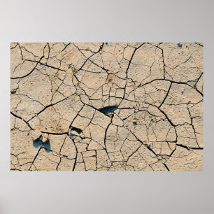 Póster Dried soil