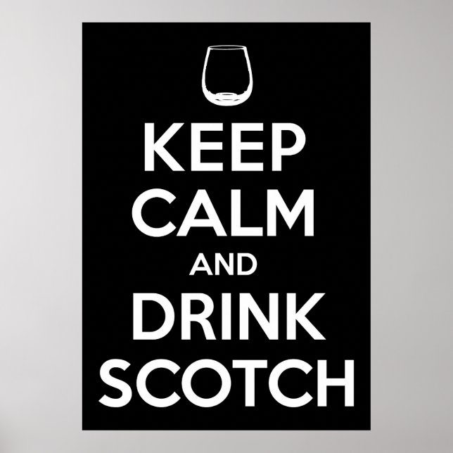 Póster Drink Scotch (Frente)