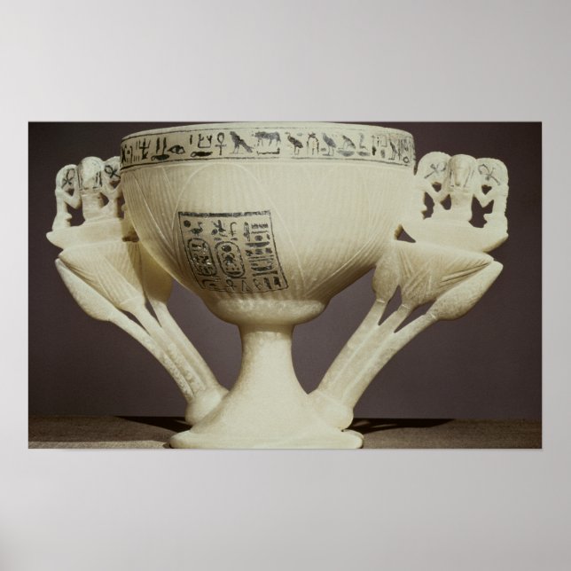 Póster Drinking cup in the form of half-opened lotus (Frente)