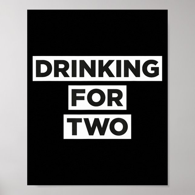 Póster Drinking For Two  (Frente)