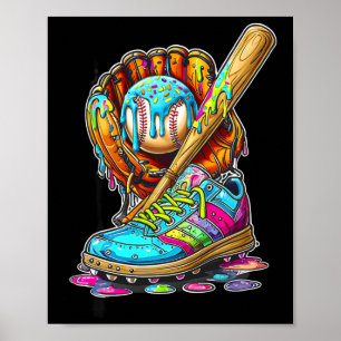 Póster Drip de helado Vender cosas Guante de drip suave T