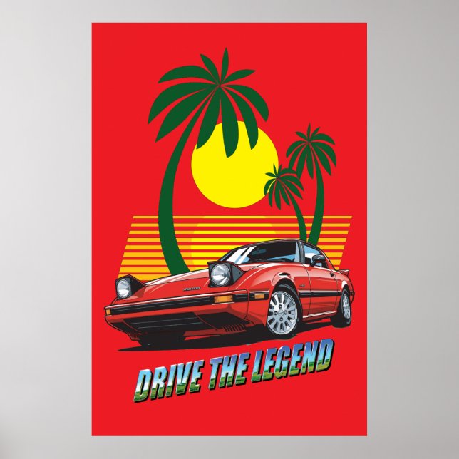 Póster 'Drive the Legend' v02 (Frente)