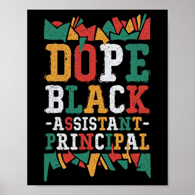 Póster Droga Negro Instantáneo Principal Trabajo Afroamer (Frente)
