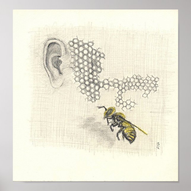 Póster Dron en lienzo (Frente)