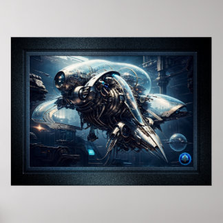 Póster Dron rastafari Raspian Dynamorph de Xzendor7