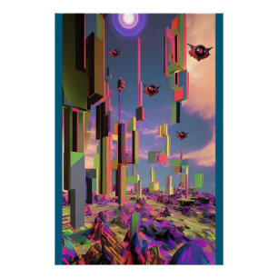 Póster Drones del Infierno