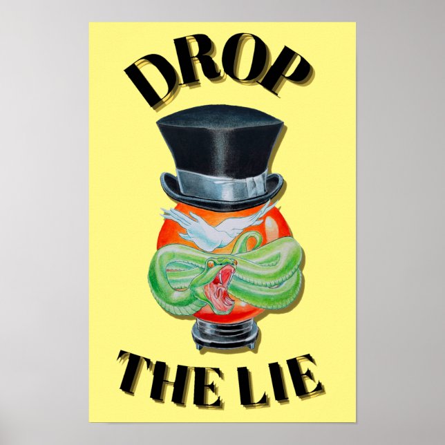 PÓSTER DROP POSTER DE MENTIRAS (Frente)