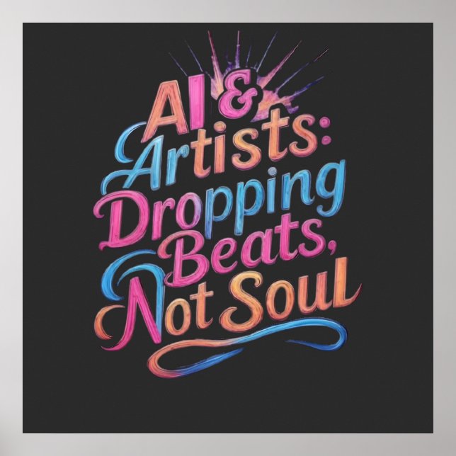 Póster Dropping Beats (Frente)