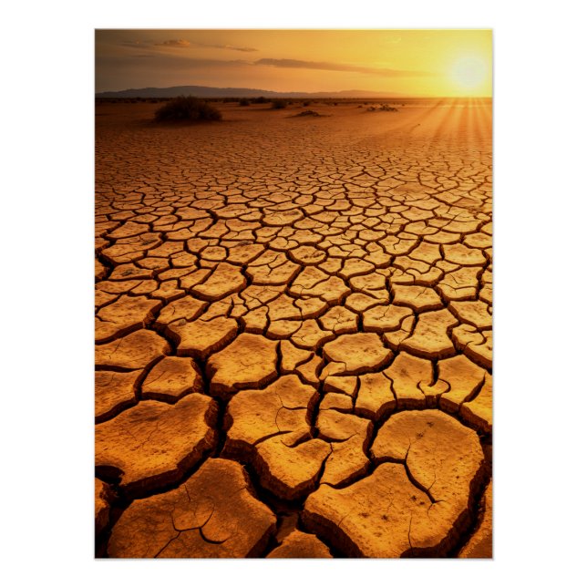 Póster Drought Sunset (Anverso)