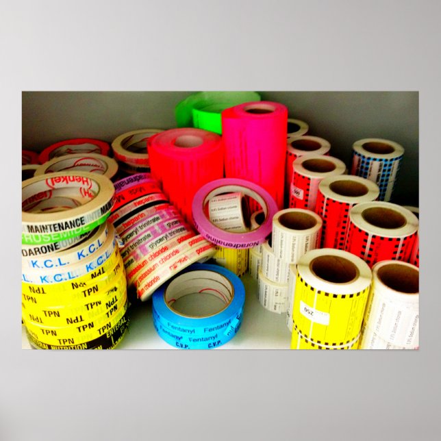 PÓSTER DRUG LABELS POSTER (Frente)