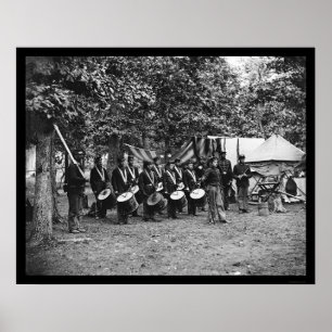 Póster Drum Corps in Bealeton, VA 1863