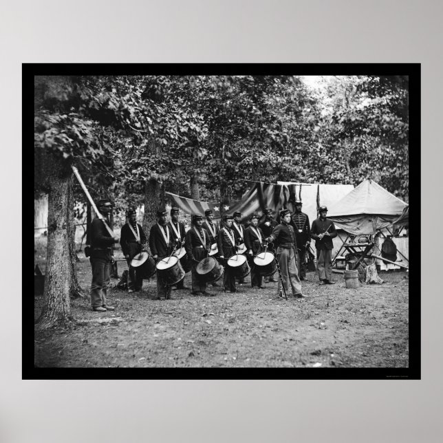 Póster Drum Corps in Bealeton, VA 1863 (Frente)