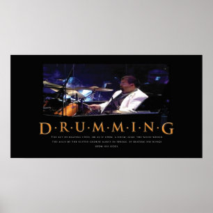 Póster Drumming Poster