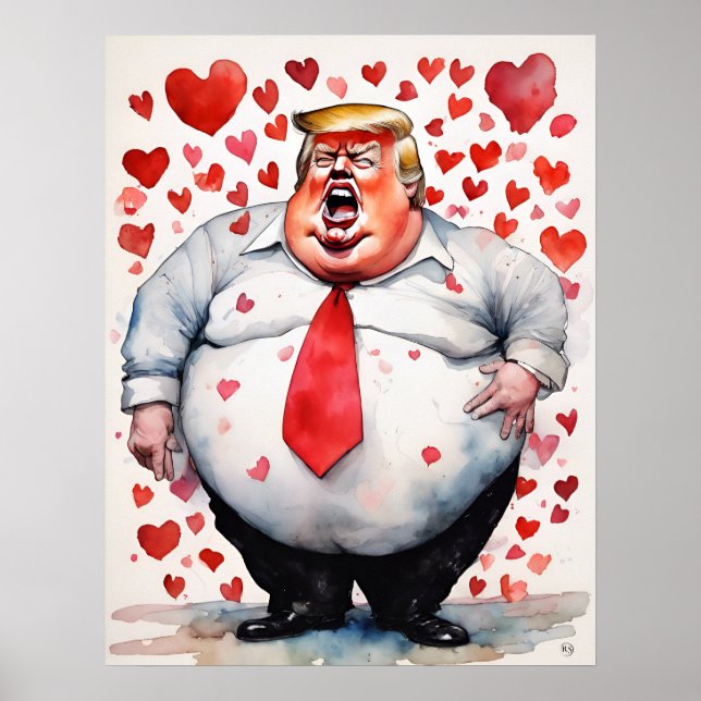 Póster Drumpf Valentine Poster (Frente)