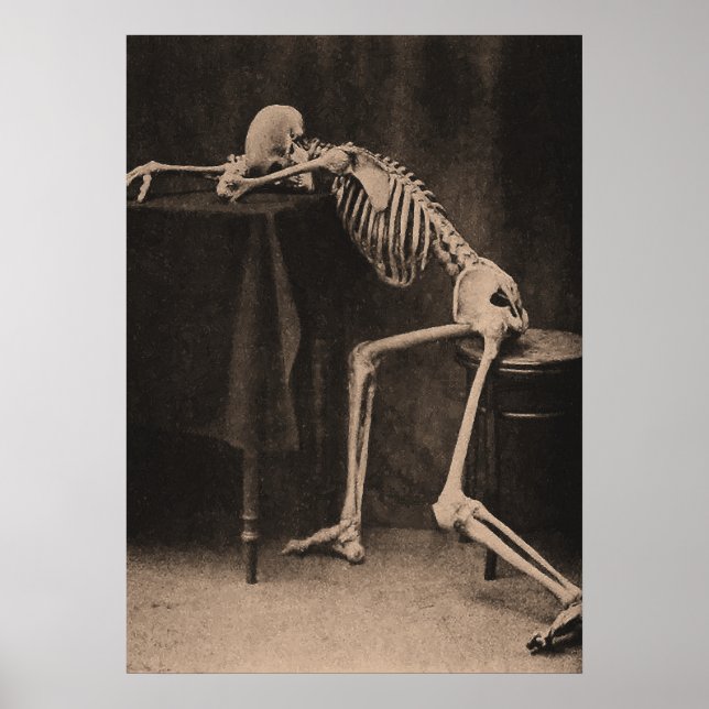 Póster Drunk Skeleton (Frente)