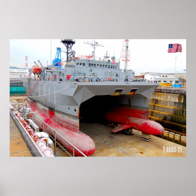 Póster DRY DOCK! – US Naval Vessels (Frente)