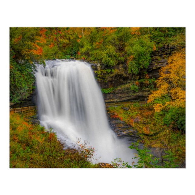 Póster Dry Falls North Carolina (Anverso)