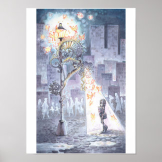 Póster dryad de ciudad