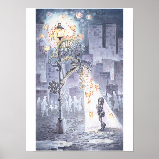 Póster dryad de ciudad (Frente)